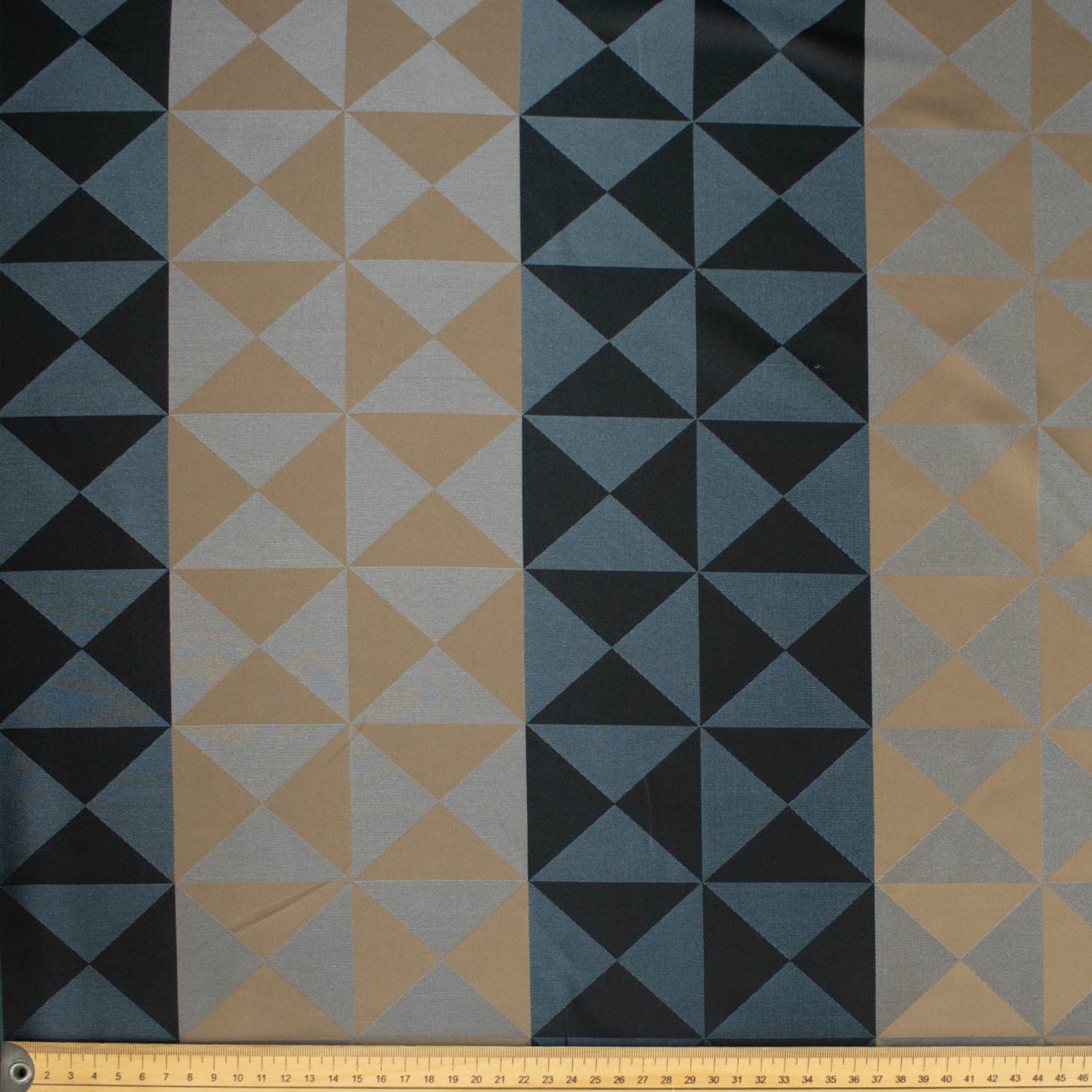 Skiffle by Zepel - Curtaining/Upholstery Geometric Sateen Jacquard