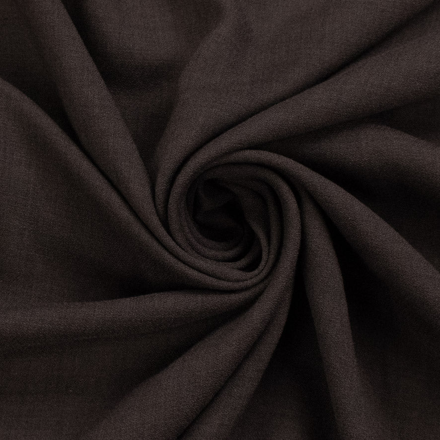 Soft Crepe Poly Suiting - Brown 150cm – Homecraft Textiles