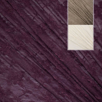 Soft Stretch Lace - SS41910 Flocked Floral Vines