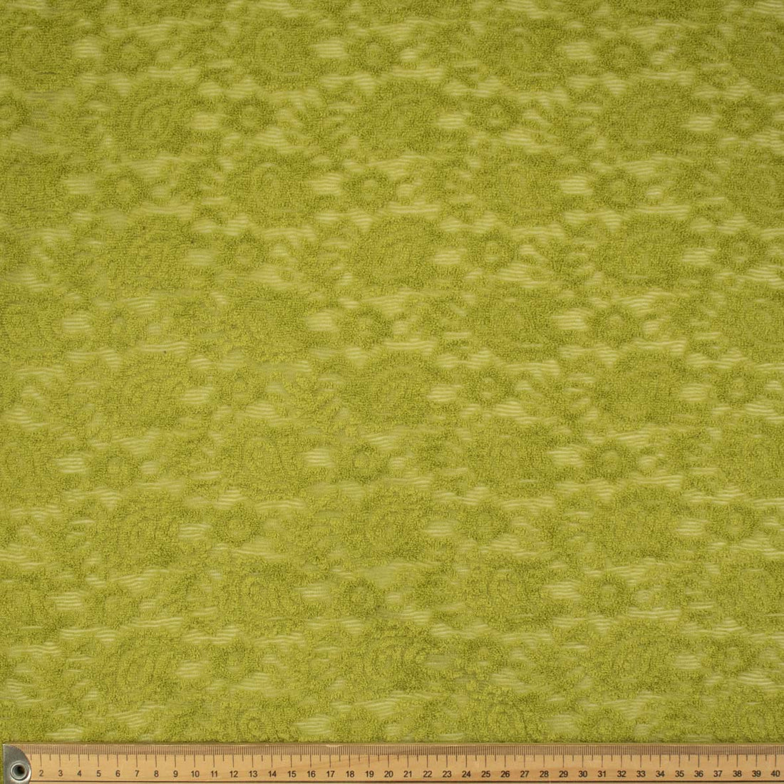 Soft Stretch Lace - SS41912 Flocked Paisley