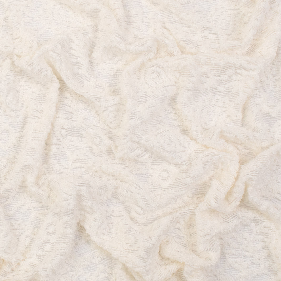 Soft Stretch Lace - SS41912 Flocked Paisley