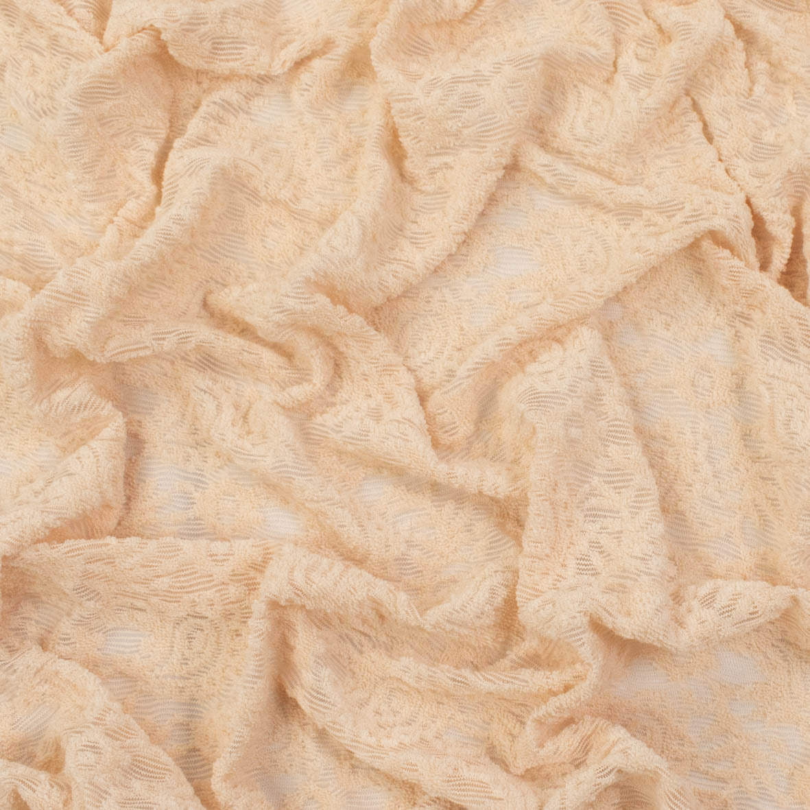 Soft Stretch Lace - SS41912 Flocked Paisley