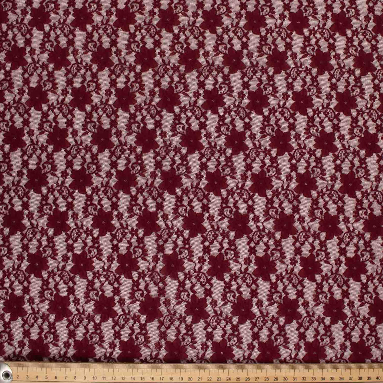 Soft Stretch Lace Design-39693 Floral Vines