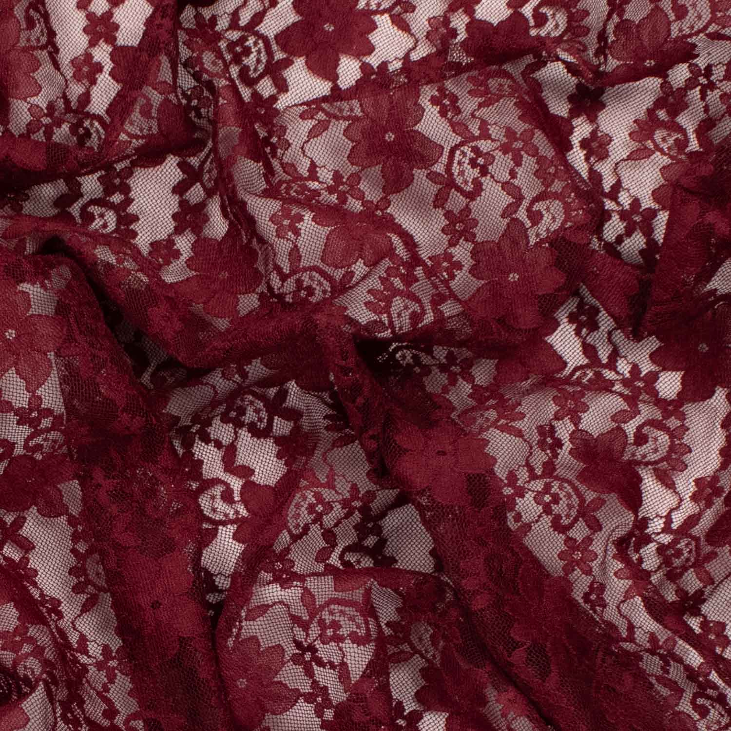 Soft Stretch Lace Design-39693 Floral Vines