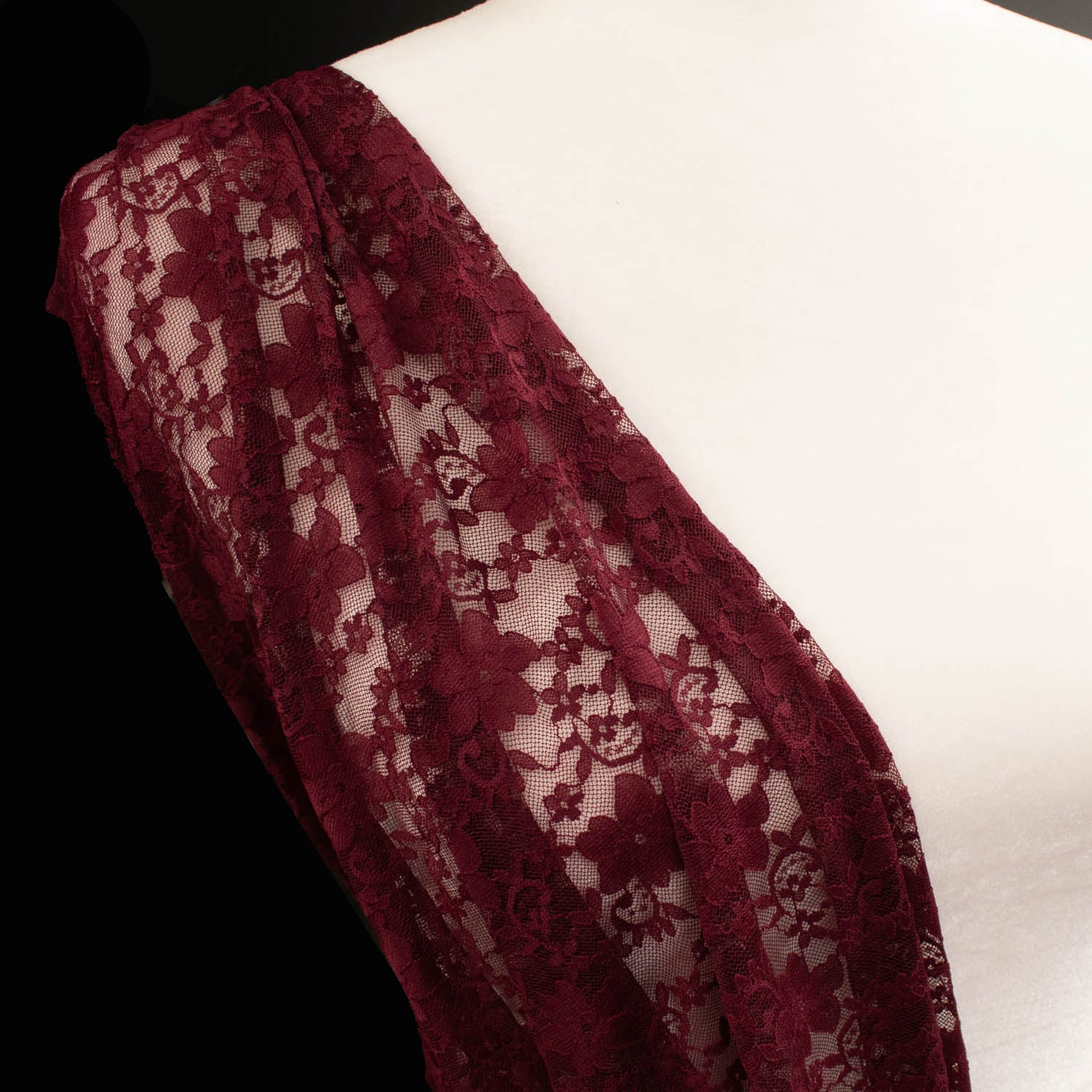 Soft Stretch Lace Design-39693 Floral Vines