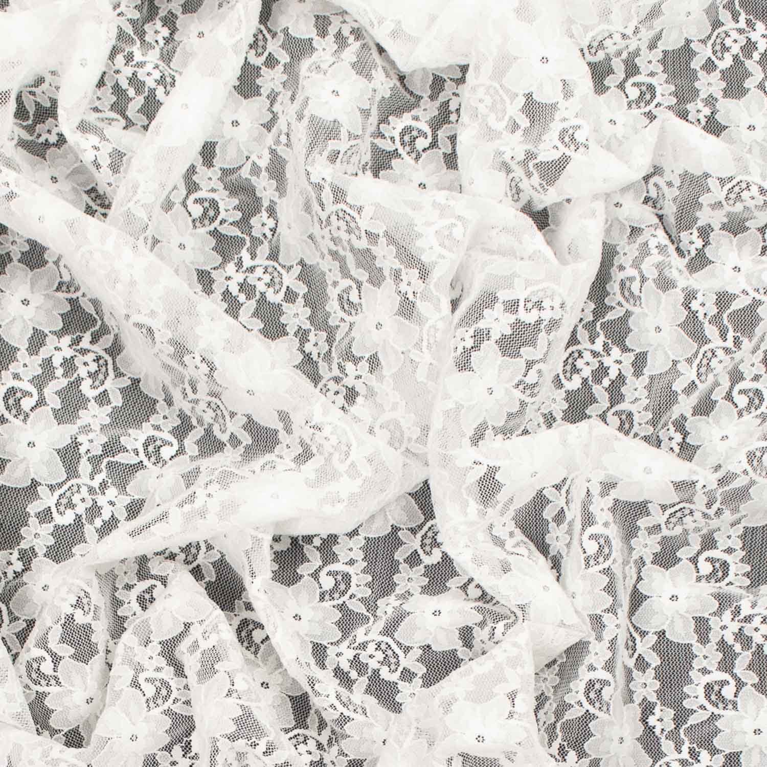 Soft Stretch Lace Design-39693 Floral Vines