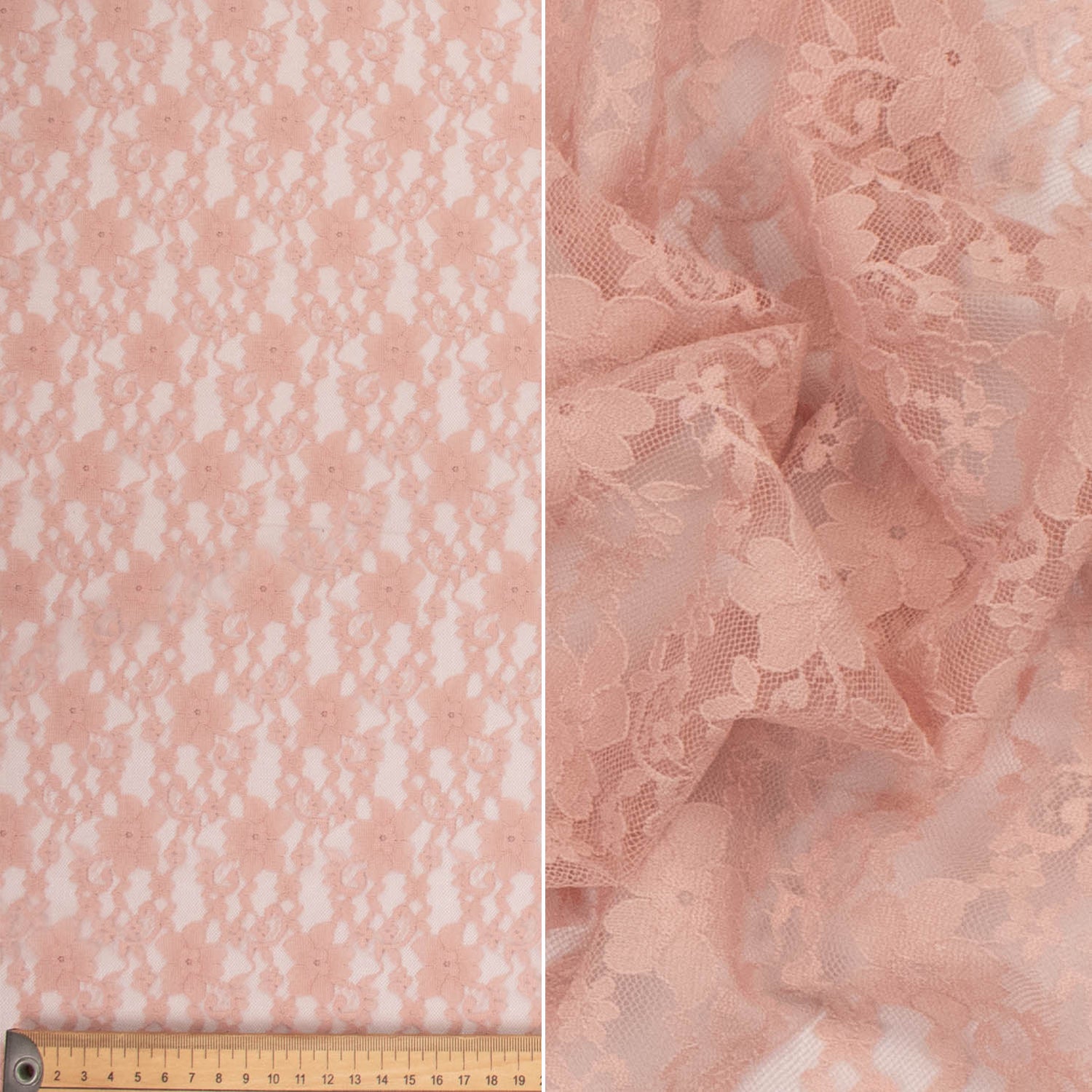 Soft Stretch Lace Design-39693 Floral Vines