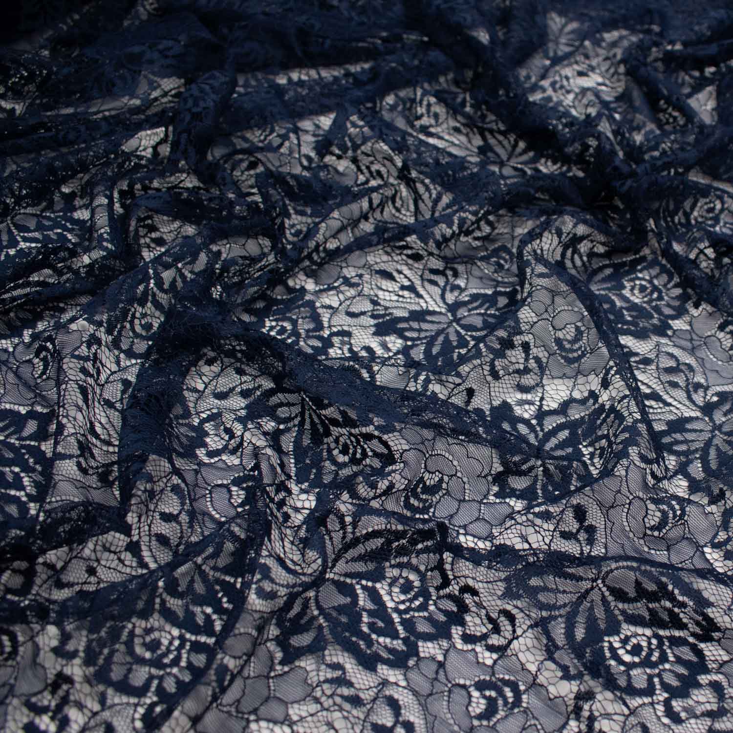 Soft Stretch Lace Design-39706 Large Flower