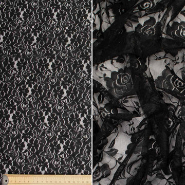 Soft Stretch Lace Design-39707 Medium Flower