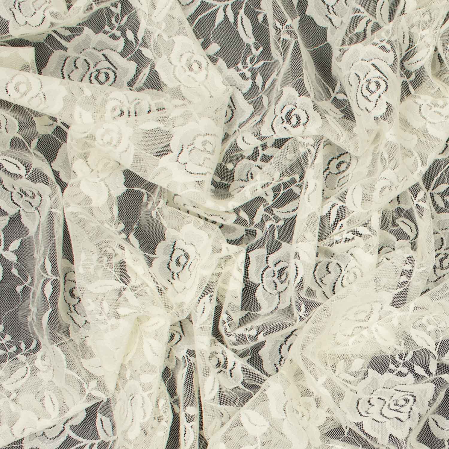 Soft Stretch Lace Design-39712 Rose Vines