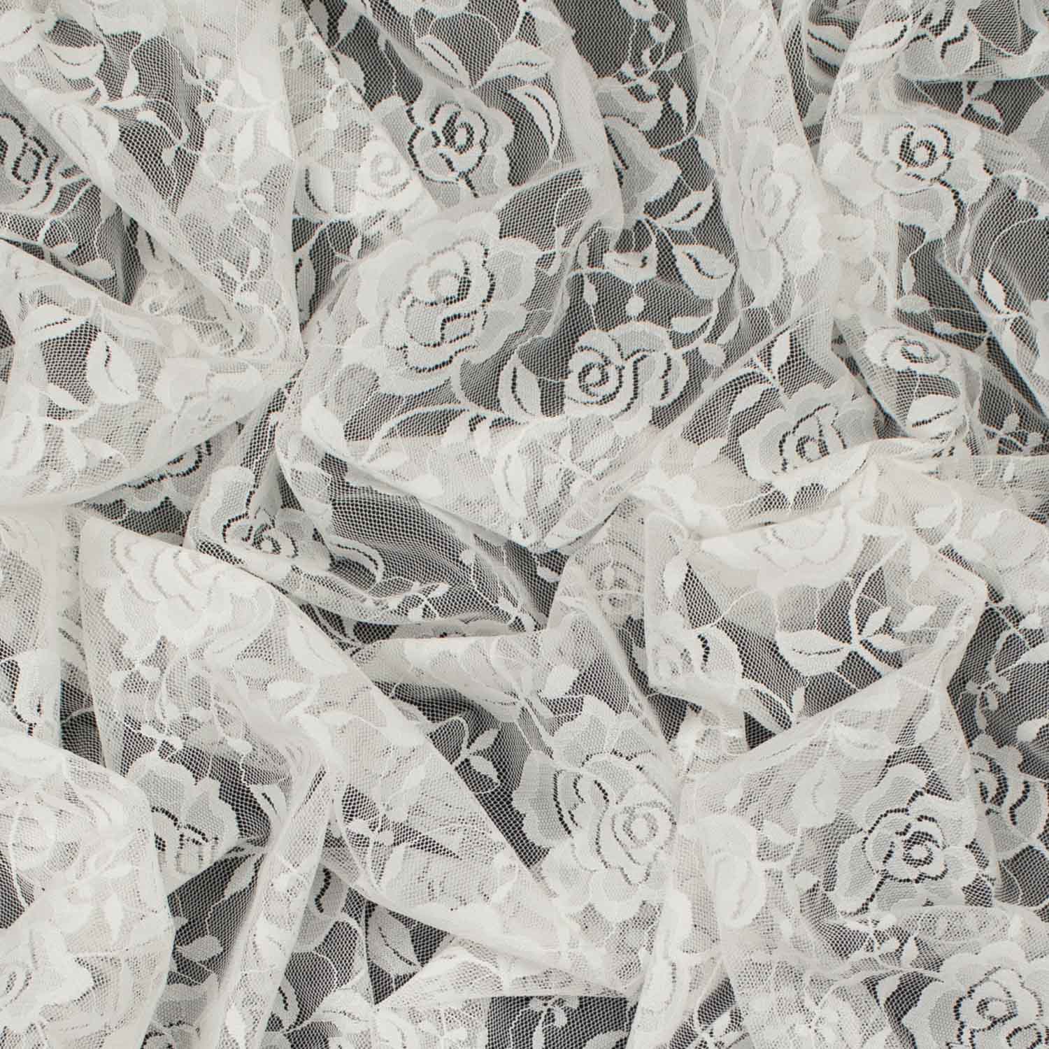 Soft Stretch Lace Design-39712 Rose Vines