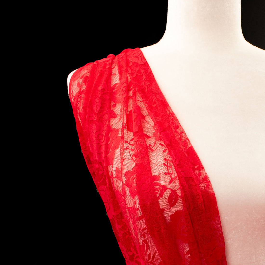 Soft Stretch Lace Design-39712 Rose Vines