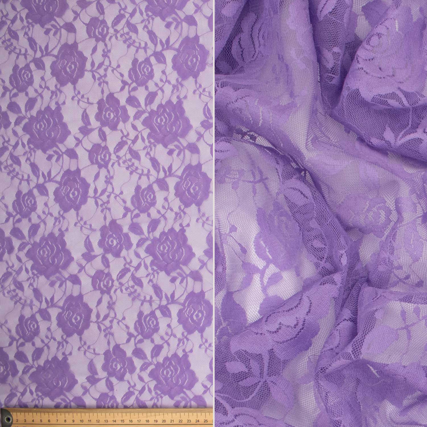 Soft Stretch Lace Design-39712 Rose Vines