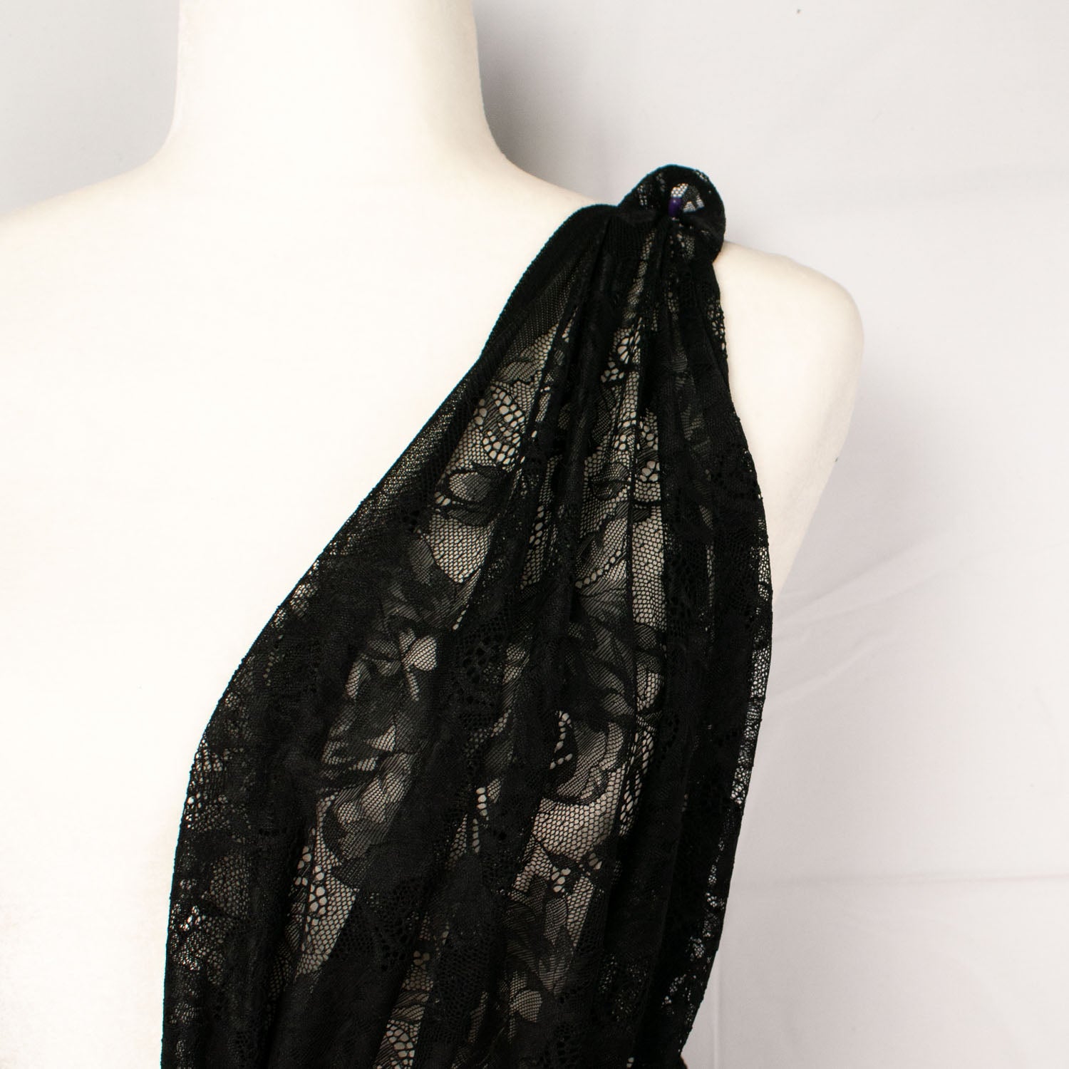 Soft Stretch Lace Design-39726 Large Flower