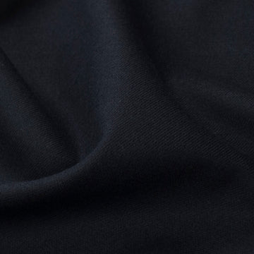 Japanese Wool Blend Suiting Medium Weight Design-39 Black Navy