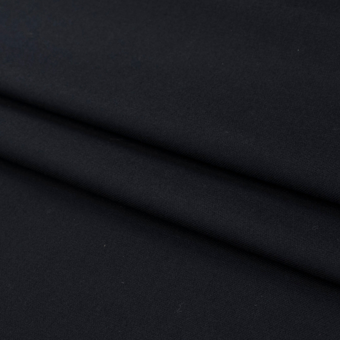 Japanese Wool Blend Suiting Medium Weight Design-39 Black Navy