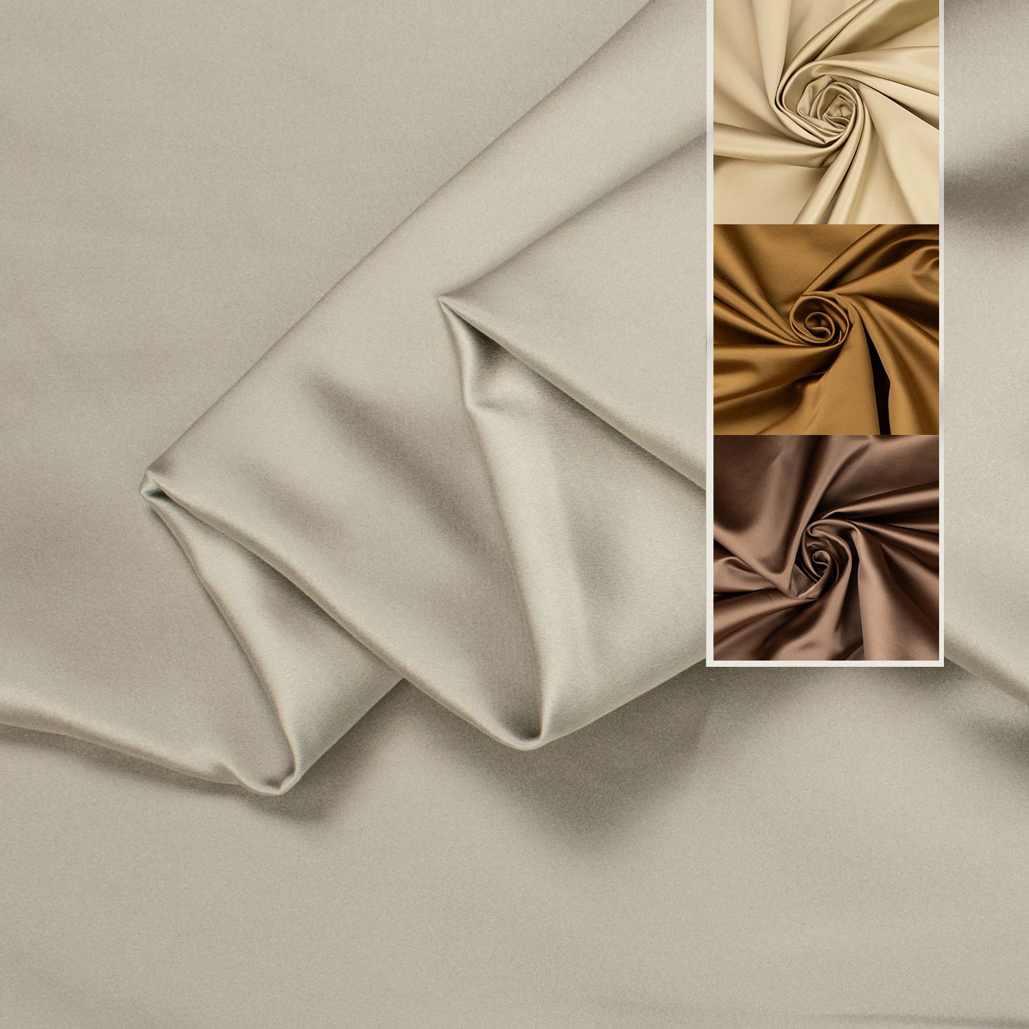 Sateen Sonar by Zepel - Curtaining Fabric Duchess Satin