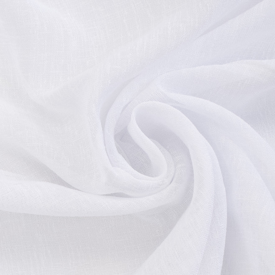 Sorrento Curtaining Linen Look Sheer Fabric 300cm
