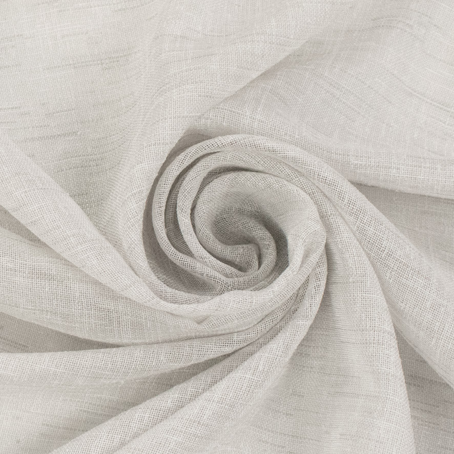 Sorrento Curtaining Linen Look Sheer Fabric 300cm