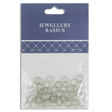 Split Ring 6mm Dark Silver 60Pcs