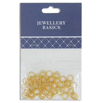 Split Ring 6mm Boho Gold 60Pcs