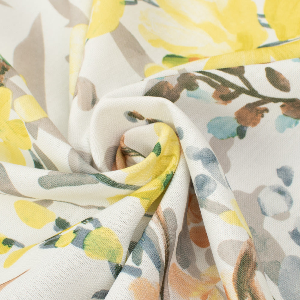 280CM Wide Spring Meadow Floral Printed Curtaining/Upholstery Fabric