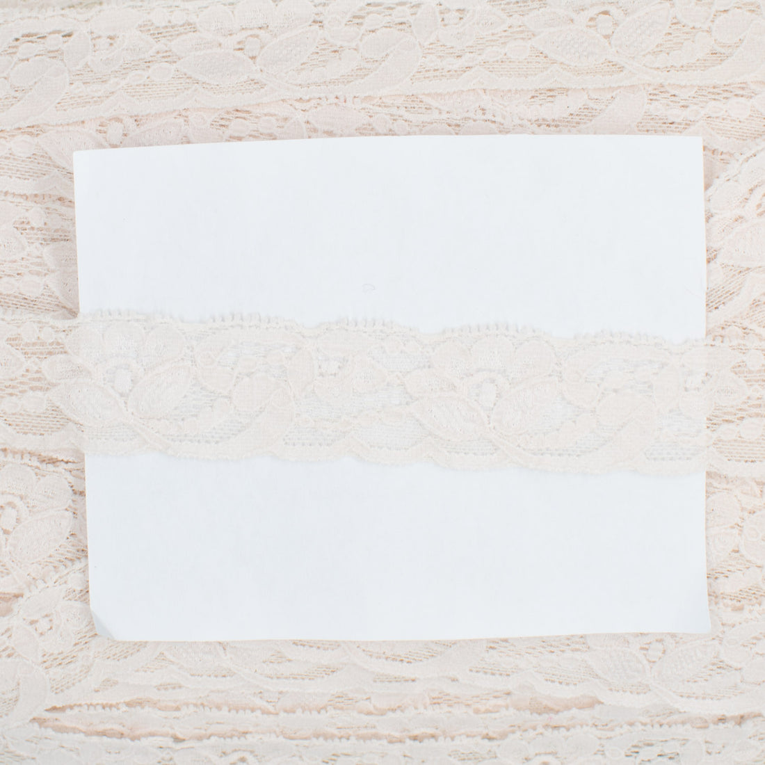 Stretch Raschel Lace Trim 25mm