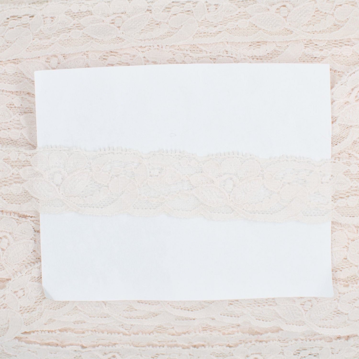 Stretch Raschel Lace Trim 25mm