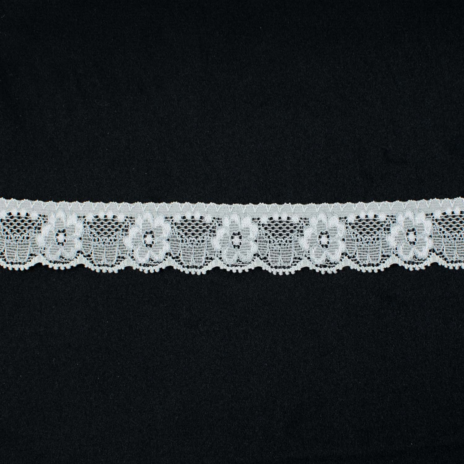 Stretch Raschel Lace Trim 25mm