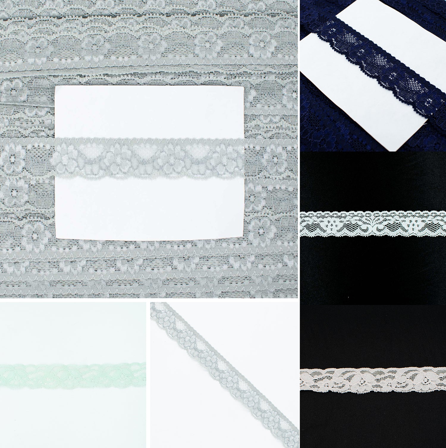 Stretch Raschel Lace Trim 25mm