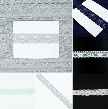 Stretch Raschel Lace Trim 25mm