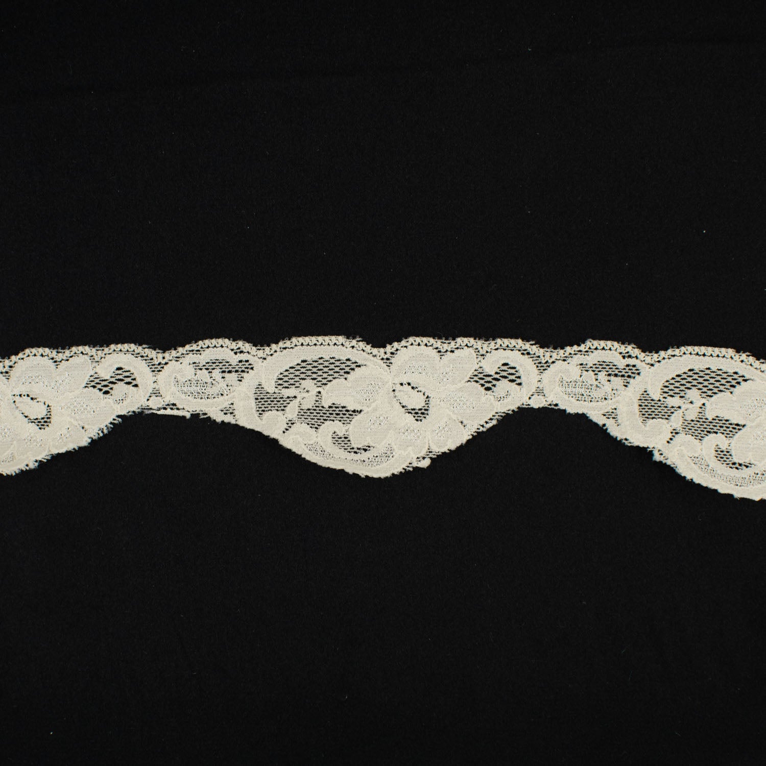 Scalloped Stretch Lace Trim 35mm
