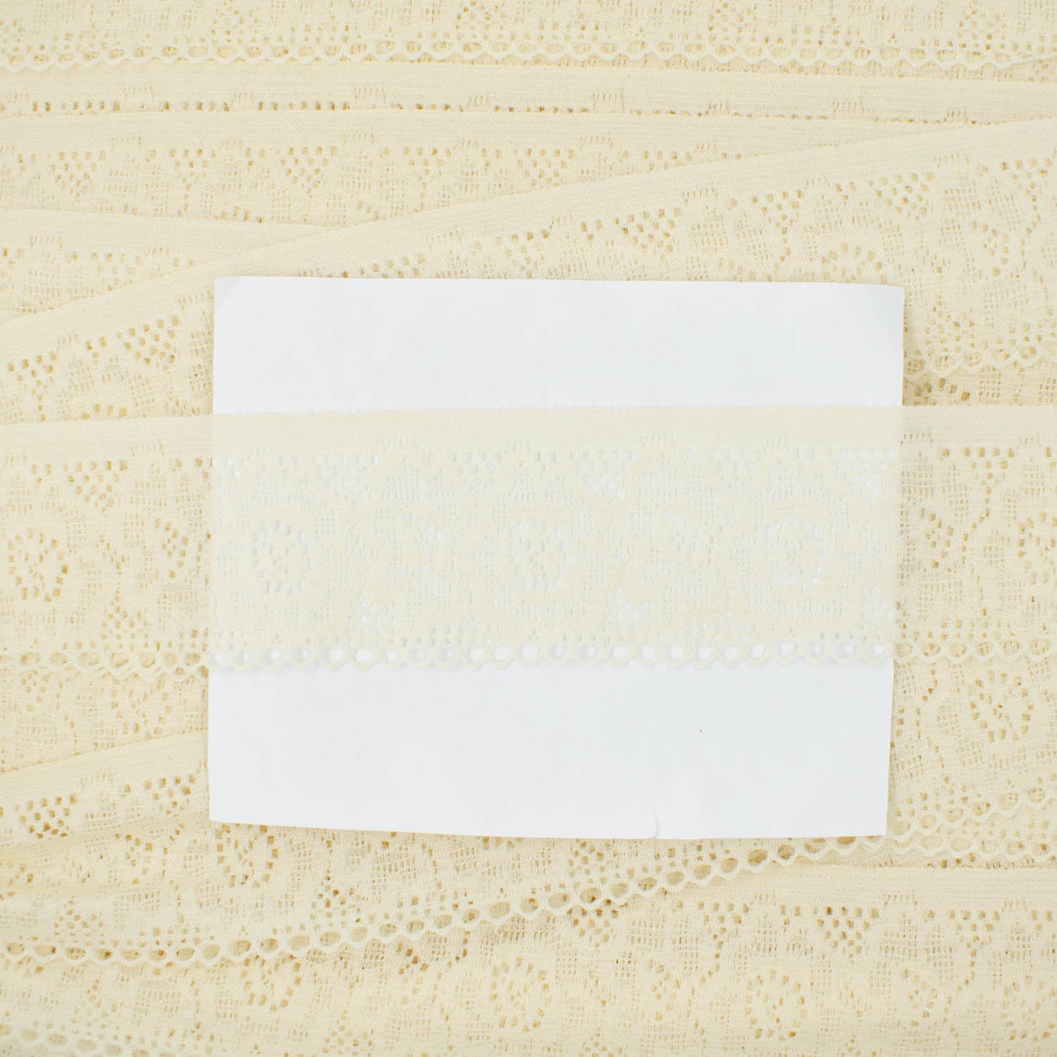 Stretch Raschel Lace Trim 40mm