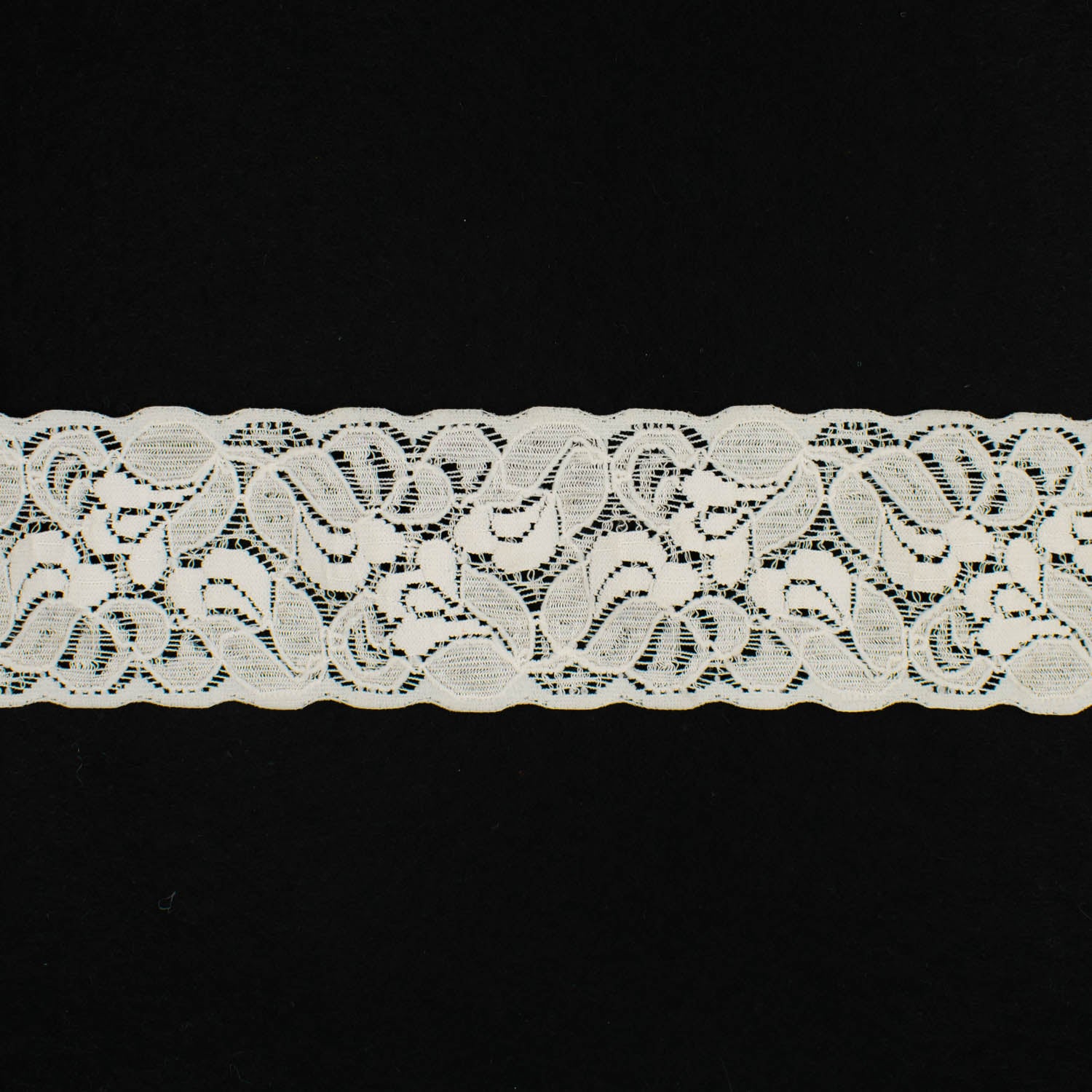 Stretch Raschel Lace Trim 55mm