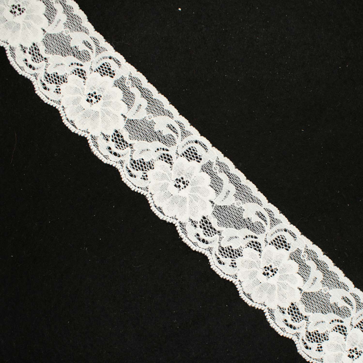 Stretch Raschel Lace Trim 50mm