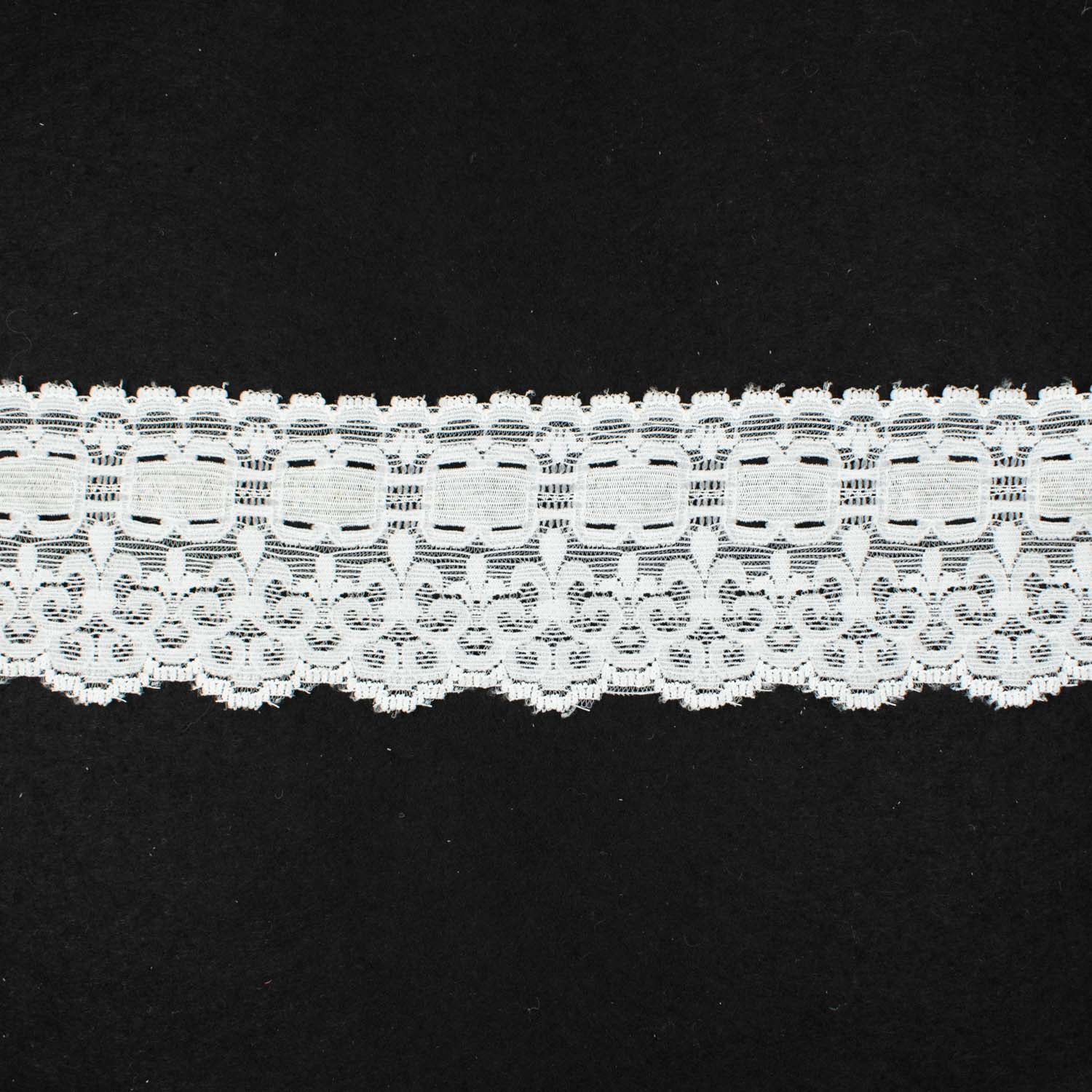 Stretch Raschel Lace Trim 60mm