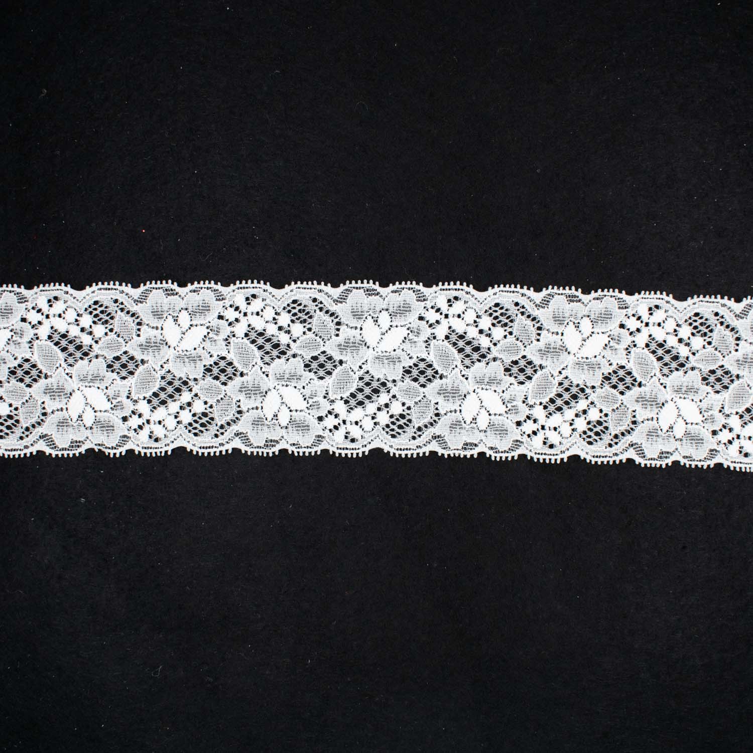 Stretch Raschel Lace Trim 60mm