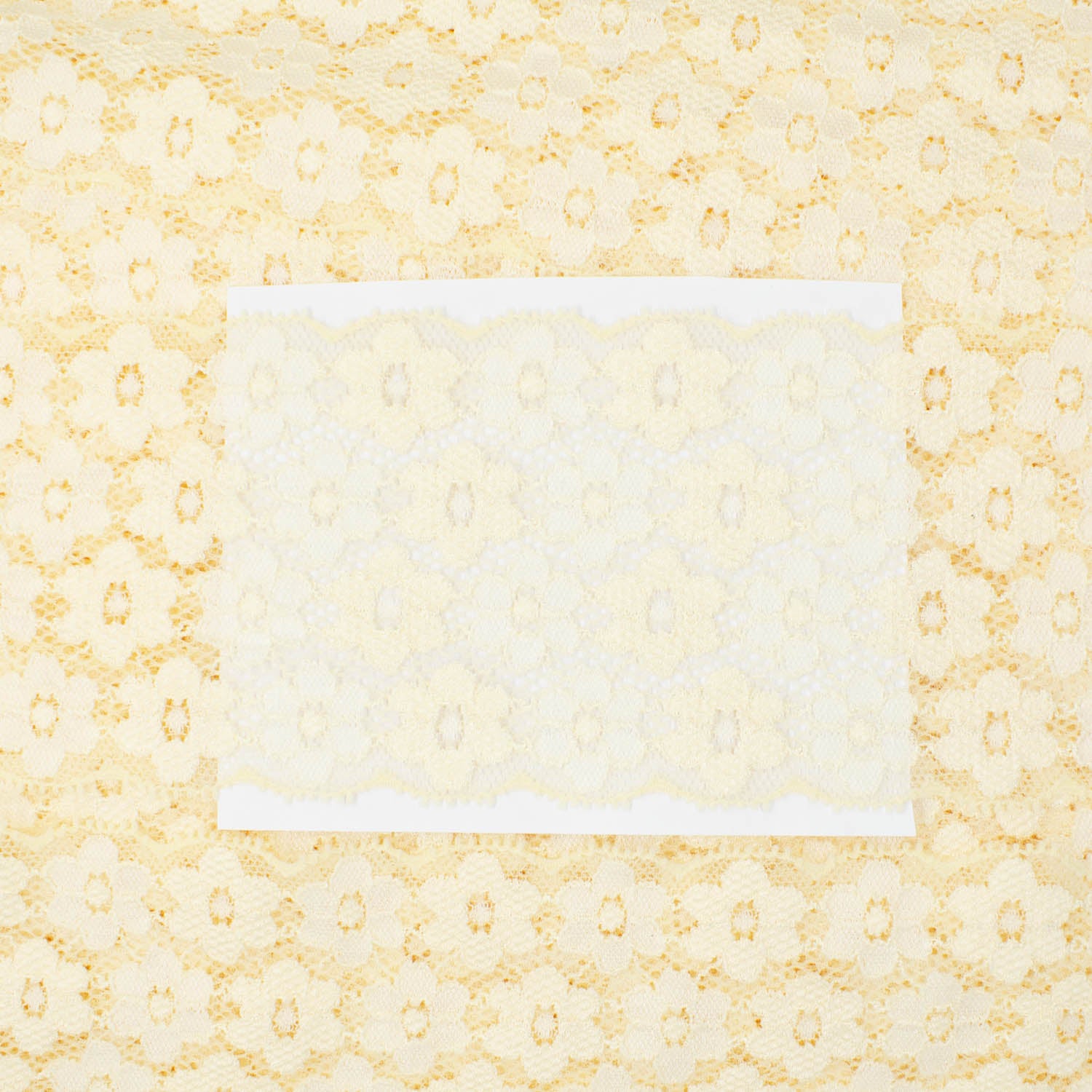 Floral Bloom Stretch Raschel Lace Trim 70mm