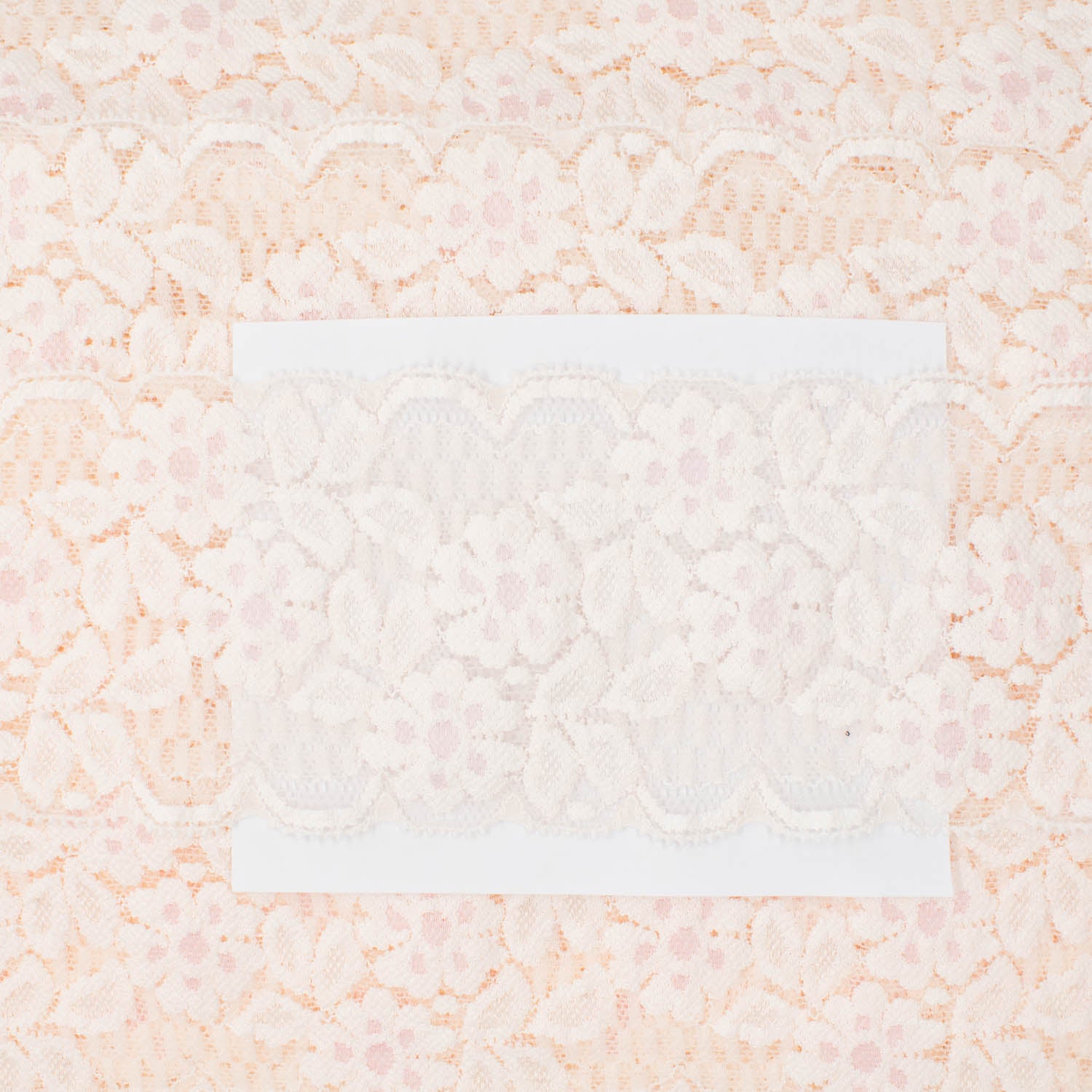 Floral Bloom Stretch Raschel Lace Trim 70mm