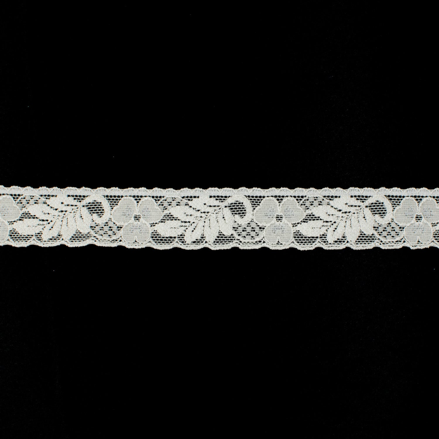 Stretch Lace Trim 25mm Design-S4