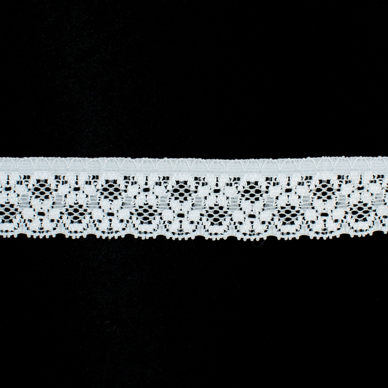 Floral Stretch Raschel Lace Trim 30mm