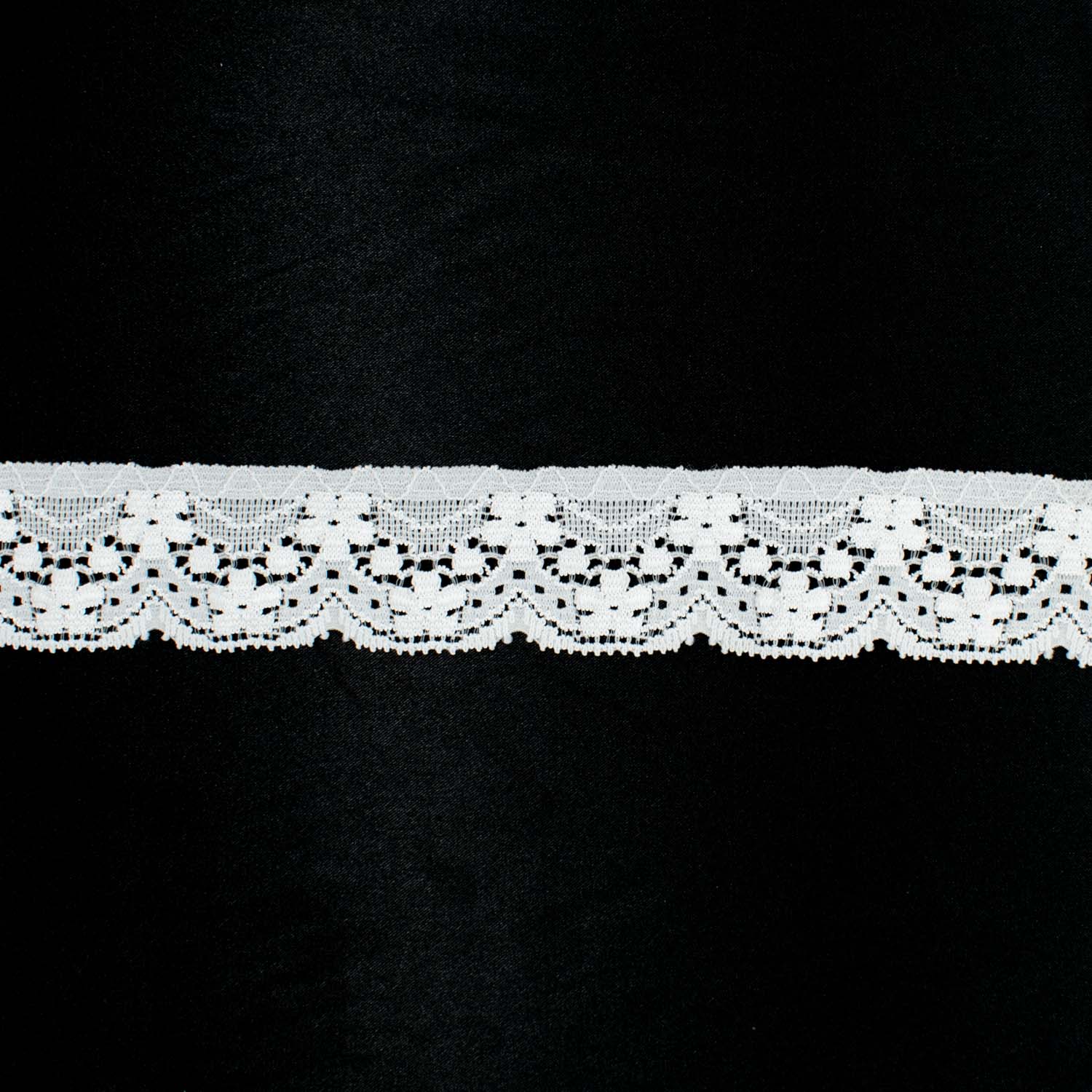 Floral Stretch Raschel Lace Trim 30mm