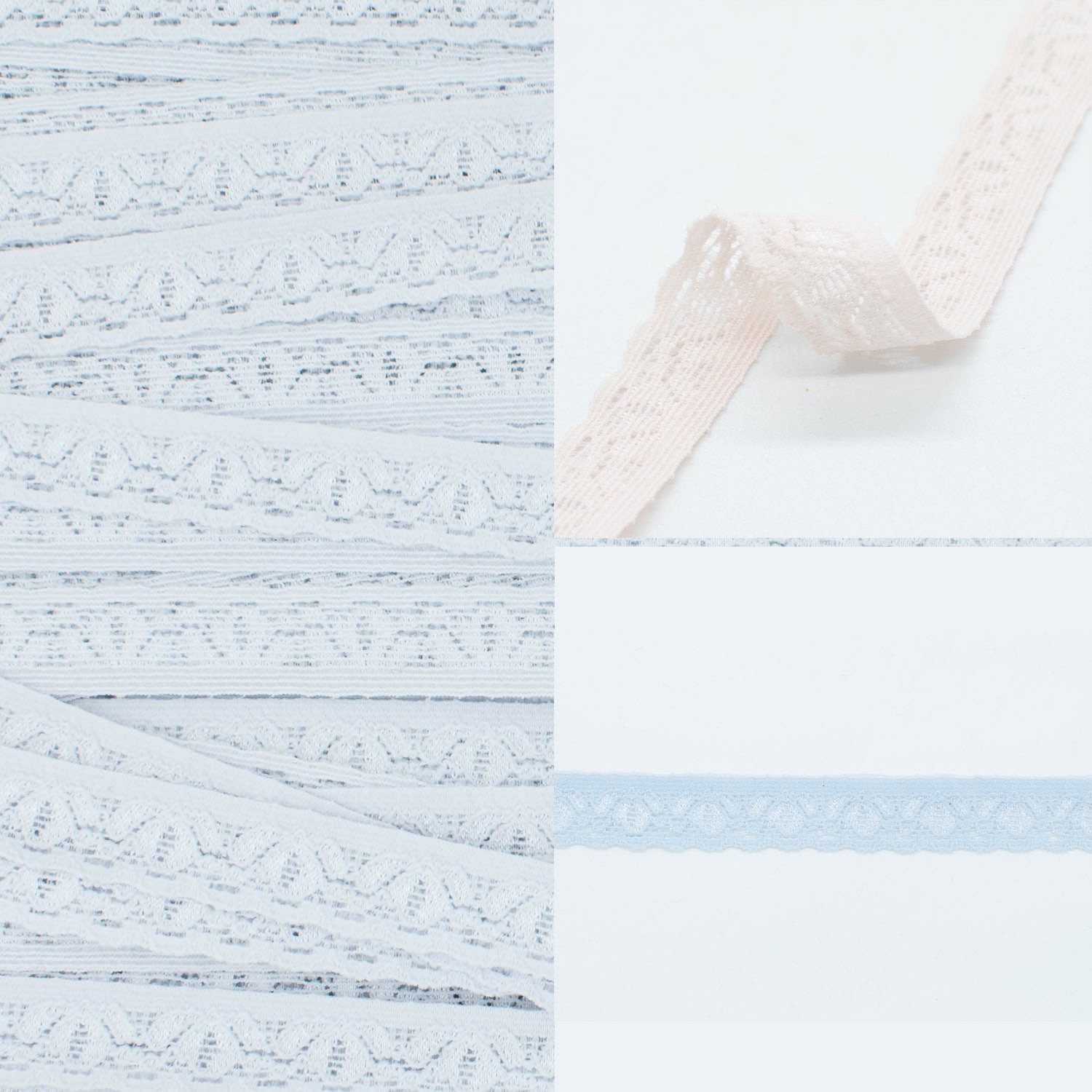 Stretch Raschel Lace Trim 15mm Design-K0