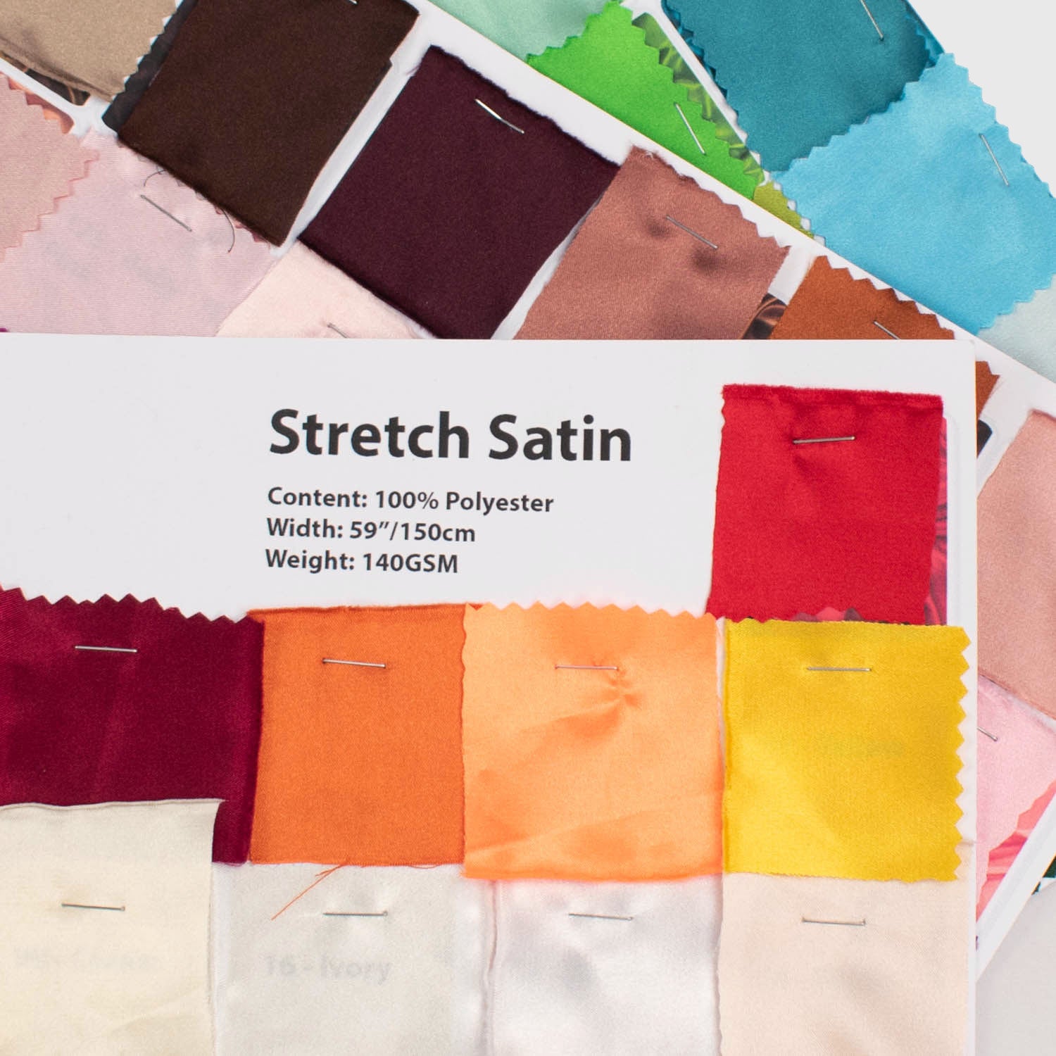 Stretch Satin Sample Book
