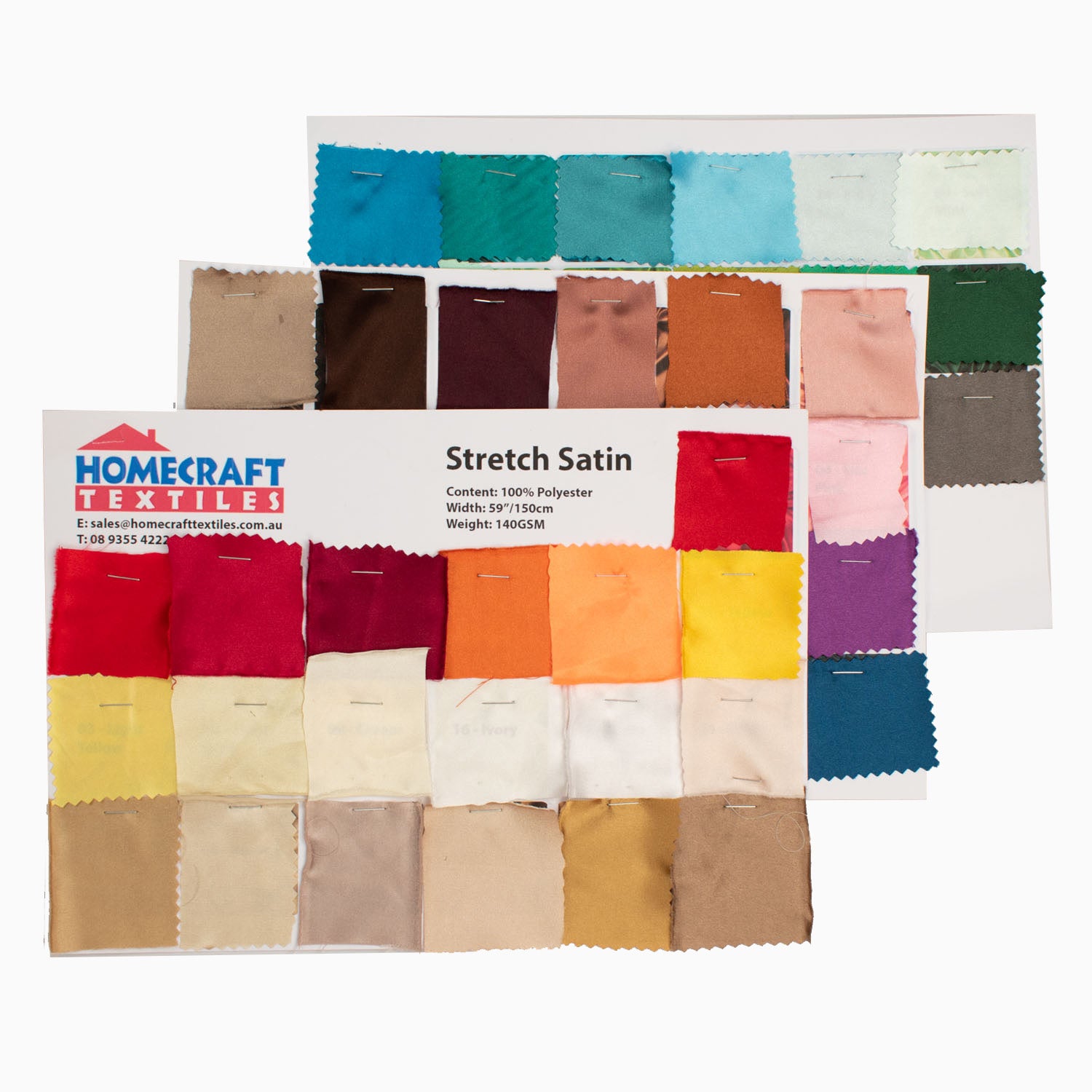 Stretch Satin Sample Book