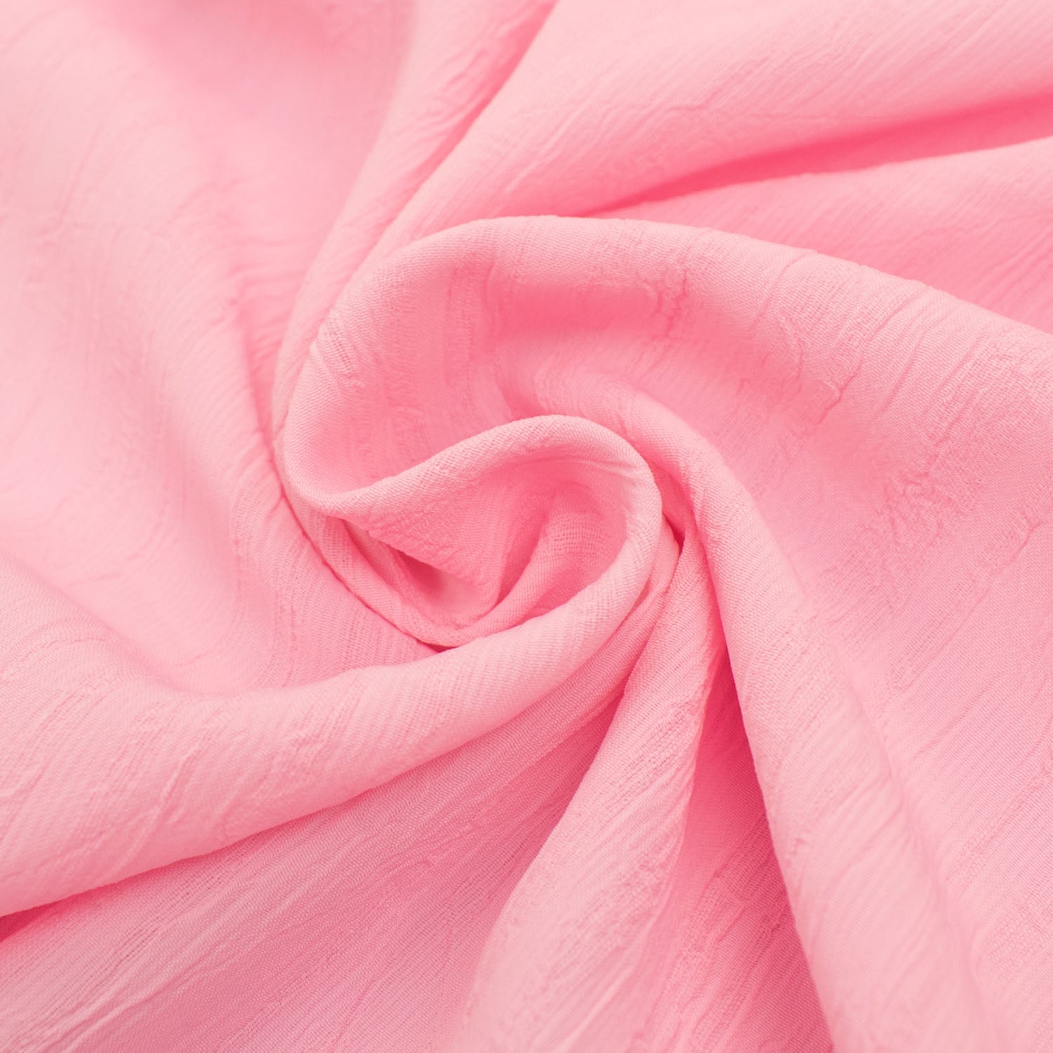 Crinkle Crepe Georgette Baby Pink