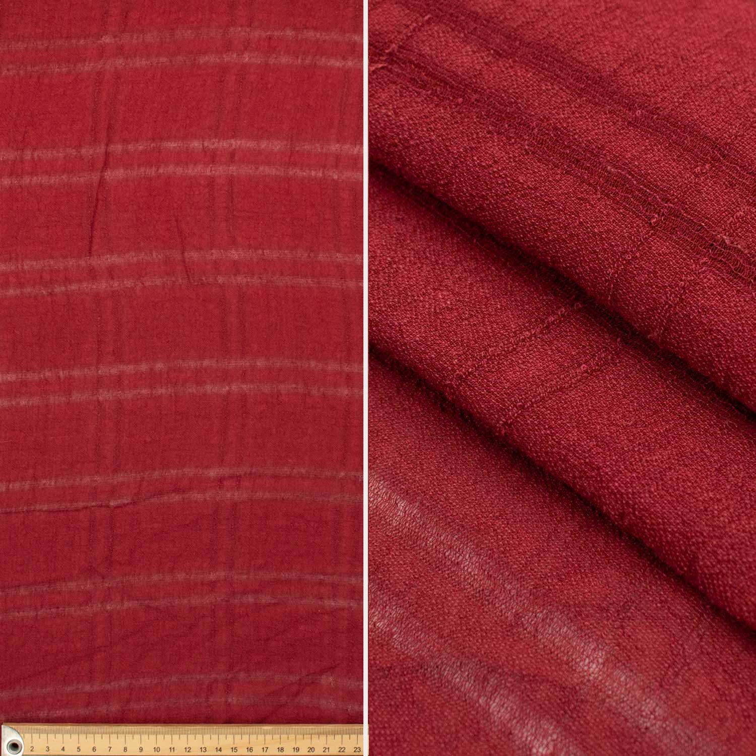 Striped Crepe Georgette