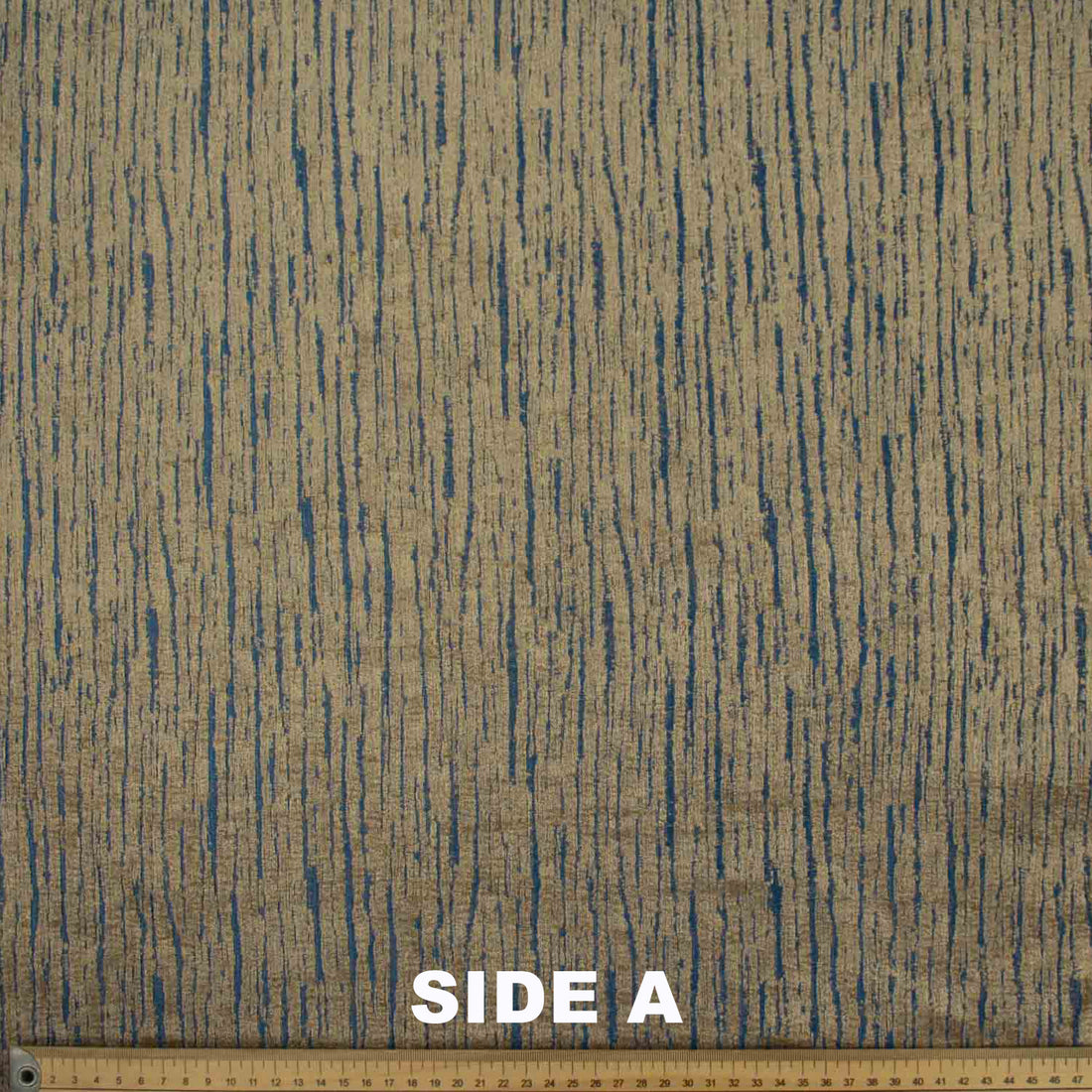 Stripe Look Chenille Curtaining/Upholster Reversible Velvet