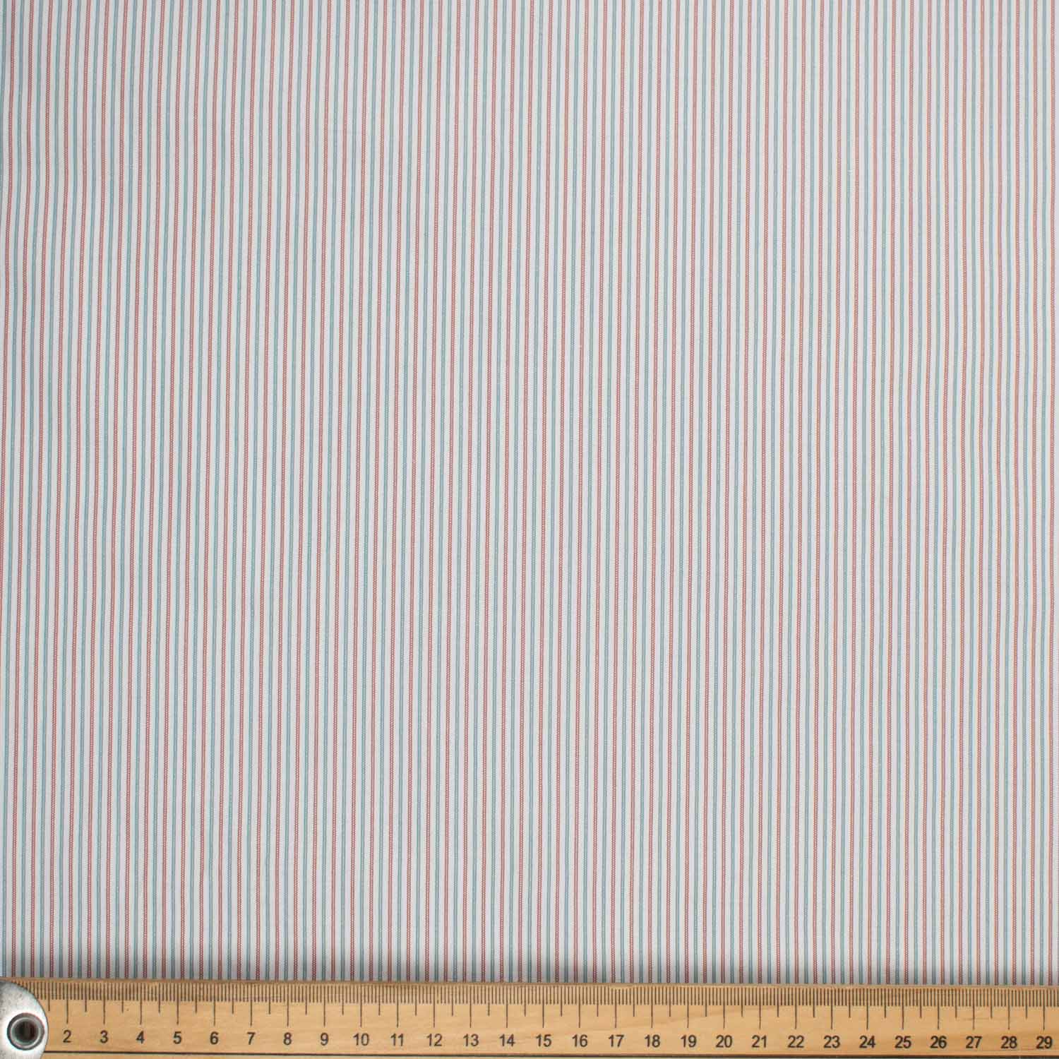 Stripe Shirting Design-48 Teal Maroon