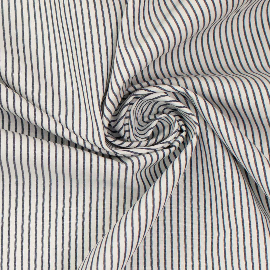 Stripe Shirting 120cm Design-4 Navy